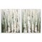 Stupell Industries Organic Birch Forest Trees 2pc Framed Giclee Set, design by Luna Mavis